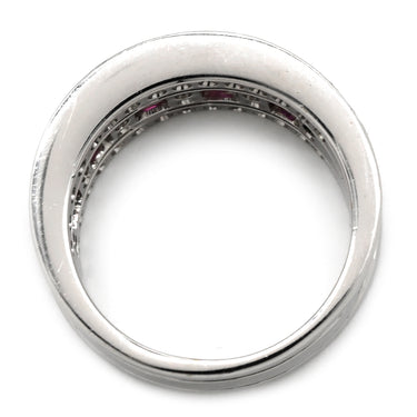 ダミアーニ DAMIANI ベルエポック ルビー レッド×ホワイトゴールド K18WG ダイヤモンド ルビー リング 指輪 DAMIANI Au750 WG ダイヤ フィルム リング 9号