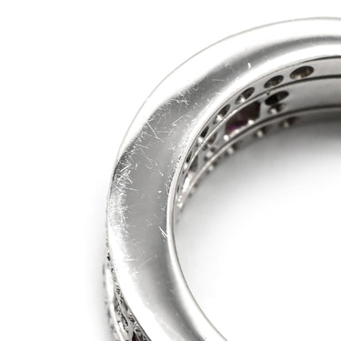 ダミアーニ DAMIANI ベルエポック ルビー レッド×ホワイトゴールド K18WG ダイヤモンド ルビー リング 指輪 DAMIANI Au750 WG ダイヤ フィルム リング 9号