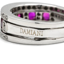 ダミアーニ DAMIANI ベルエポック ルビー レッド×ホワイトゴールド K18WG ダイヤモンド ルビー リング 指輪 DAMIANI Au750 WG ダイヤ フィルム リング 9号