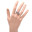 ダミアーニ DAMIANI ベルエポック ルビー レッド×ホワイトゴールド K18WG ダイヤモンド ルビー リング 指輪 DAMIANI Au750 WG ダイヤ フィルム リング 9号