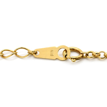 タサキ TASAKI 大粒パール ペンダント グレー×イエローゴールド K18YG パール ネックレス Au750 18K 18金 YG たたき加工 ヴィンテージ 半円形 パール 15mm