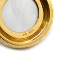 タサキ TASAKI 大粒パール ペンダント グレー×イエローゴールド K18YG パール ネックレス Au750 18K 18金 YG たたき加工 ヴィンテージ 半円形 パール 15mm
