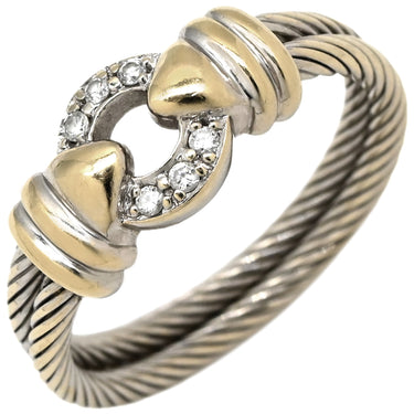 シャリオール CHARRIOL ワイヤリング ダイヤ ホワイトゴールド K18WG ダイヤモンド リング 指輪 750 18K WG 13号