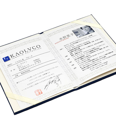 水野薫子 Kaoluco Mizuno くちなし花 B491U055 オレンジ×ホワイトゴールド K18WG K18 カーネリアン ルビー ダイヤモンド ブローチ アートジュエリー カーネリアン ルビー ダイヤ