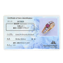 ミキモト MIKIMOTO ルビー ダイヤ レッド×イエローゴールド K18YG ルビー ダイヤモンド リング 指輪 K18YG Au750 18K 18金 ミックスカット 10.5号
