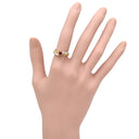 ミキモト MIKIMOTO ルビー ダイヤ レッド×イエローゴールド K18YG ルビー ダイヤモンド リング 指輪 K18YG Au750 18K 18金 ミックスカット 10.5号