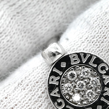 ブルガリ BVLGARI ブルガリブルガリ フリップ AN850723 ホワイトゴールド K18WG ダイヤモンド オニキス リング 指輪 Au750 18K ダイヤ オニキス 5号