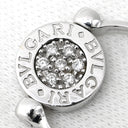 ブルガリ BVLGARI ブルガリブルガリ フリップ AN850723 ホワイトゴールド K18WG ダイヤモンド オニキス リング 指輪 Au750 18K ダイヤ オニキス 5号