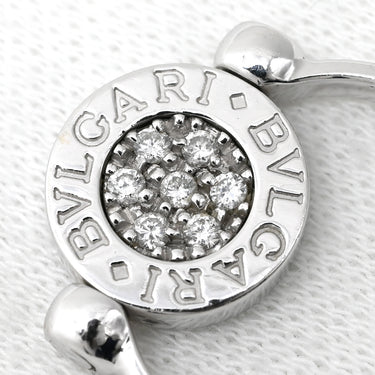 ブルガリ BVLGARI ブルガリブルガリ フリップ AN850723 ホワイトゴールド K18WG ダイヤモンド オニキス リング 指輪 Au750 18K ダイヤ オニキス 5号
