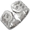 カルティエ Cartier 2C 2000年クリスマス限定 ホワイトゴールド K18WG #51(JP11) リング 指輪 C2 750WG 18K 18金 11号