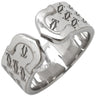 カルティエ Cartier 2C 2000年クリスマス限定 ホワイトゴールド K18WG #51(JP11) リング 指輪 C2 750WG 18K 18金 11号