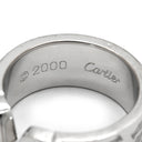 カルティエ Cartier 2C 2000年クリスマス限定 ホワイトゴールド K18WG #51(JP11) リング 指輪 C2 750WG 18K 18金 11号