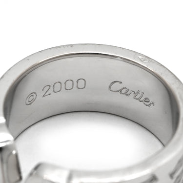 カルティエ Cartier 2C 2000年クリスマス限定 ホワイトゴールド K18WG #51(JP11) リング 指輪 C2 750WG 18K 18金 11号