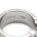 カルティエ Cartier 2C 2000年クリスマス限定 ホワイトゴールド K18WG #51(JP11) リング 指輪 C2 750WG 18K 18金 11号