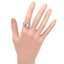 カルティエ Cartier 2C 2000年クリスマス限定 ホワイトゴールド K18WG #51(JP11) リング 指輪 C2 750WG 18K 18金 11号