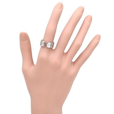 カルティエ Cartier 2C 2000年クリスマス限定 ホワイトゴールド K18WG #51(JP11) リング 指輪 C2 750WG 18K 18金 11号