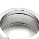 カルティエ Cartier C2リング LM ホワイトゴールド K18WG #50(JP10) リング 指輪 Cドゥ 2C 750 18K 18金 10号