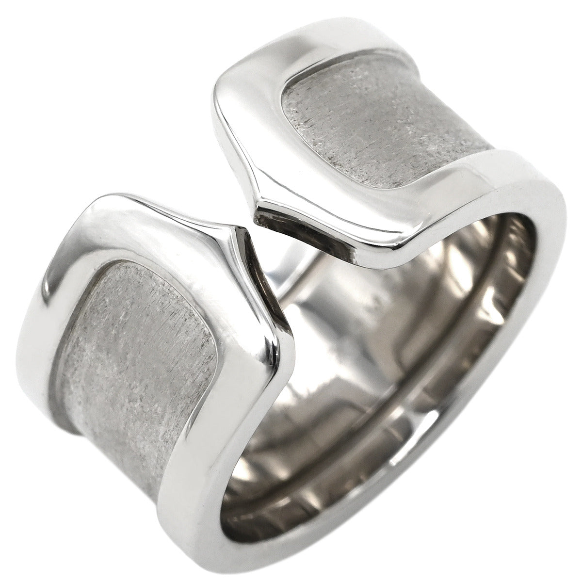 カルティエ Cartier C2リング ホワイトゴールド #49(JP9) リング 指輪