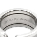 カルティエ Cartier C2リング ホワイトゴールド K18WG #49(JP9) リング 指輪 Cドゥ 2C 750WG 18K 18金 マット加工 9号