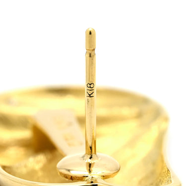 タサキ TASAKI 羽 翼 モチーフ ダイヤ イエローゴールド K18YG ダイヤモンド ピアス 18K 750 YG メレダイヤ