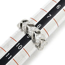 ミキモト MIKIMOTO ダイヤモンド リング プラチナシルバー Pt950 ダイヤモンド リング 指輪 MIKIMOTO 0.24ct Pt950 PT リーフデザイン ツイスト 9号