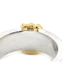 ティファニー Tiffany & Co ヴィンテージ コンビリング イエローゴールド×シルバー K18YG シルバー925 リング 指輪 T＆Co. 18K 750 YG AG925 SV925 12.5号