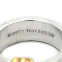 ティファニー Tiffany & Co ヴィンテージ コンビリング イエローゴールド×シルバー K18YG シルバー925 リング 指輪 T＆Co. 18K 750 YG AG925 SV925 12.5号