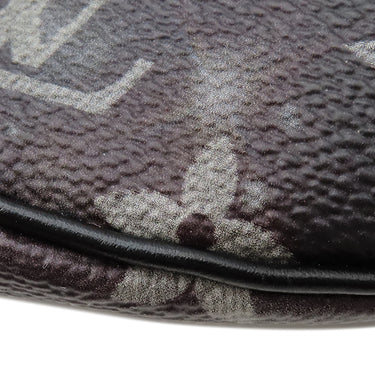 ルイヴィトン LOUIS VUITTON ディスカバリー バムバッグ M44444 ブラック レザー モノグラムギャラクシーキャンバス ボディバッグ マットブラック金具 黒 ウエストバッグ
