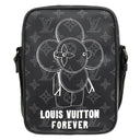 ルイヴィトン LOUIS VUITTON ヴィヴィエンヌ ダヌーブ PM M43677 モノグラムエクリプス レザー モノグラムエクリプスキャンバス ショルダーバッグ 黒 緑 メタリックカーキ金具