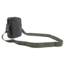 ルイヴィトン LOUIS VUITTON ヴィヴィエンヌ ダヌーブ PM M43677 モノグラムエクリプス レザー モノグラムエクリプスキャンバス ショルダーバッグ 黒 緑 メタリックカーキ金具