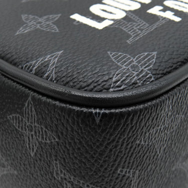 ルイヴィトン LOUIS VUITTON ヴィヴィエンヌ ダヌーブ PM M43677 モノグラムエクリプス レザー モノグラムエクリプスキャンバス ショルダーバッグ 黒 緑 メタリックカーキ金具