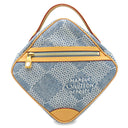 ルイヴィトン LOUIS VUITTON チェス メッセンジャー N40706 ブルー レザー ダミエデニム 2WAYバッグ ゴールド金具 ハンドハッグ ショルダー 青