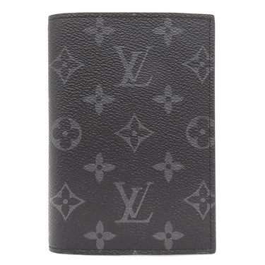 ルイヴィトン LOUIS VUITTON クーヴェルテュール パスポール NM M64501 モノグラムエクリプス レザー モノグラムエクリプスキャンバス パスポートケース 黒