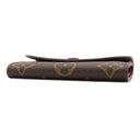 ルイヴィトン LOUIS VUITTON ポルトモネ ロザリ M41939 フューシャ モノグラムキャンバス コインケース ゴールド金具 茶 小銭入れ ミニウォレット