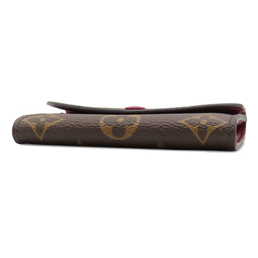 ルイヴィトン LOUIS VUITTON ポルトモネ ロザリ M41939 フューシャ モノグラムキャンバス コインケース ゴールド金具 茶 小銭入れ ミニウォレット