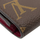 ルイヴィトン LOUIS VUITTON ポルトモネ ロザリ M41939 フューシャ モノグラムキャンバス コインケース ゴールド金具 茶 小銭入れ ミニウォレット