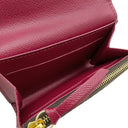 ルイヴィトン LOUIS VUITTON ポルトモネ ロザリ M41939 フューシャ モノグラムキャンバス コインケース ゴールド金具 茶 小銭入れ ミニウォレット