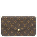 ルイヴィトン LOUIS VUITTON ポシェット フェリシー M81896 モノグラム モノグラムキャンバス チェーンウォレット ゴールド金具 茶 ショルダーバッグ