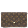ルイヴィトン LOUIS VUITTON ポシェット フェリシー M81896 モノグラム モノグラムキャンバス チェーンウォレット ゴールド金具 茶 ショルダーバッグ