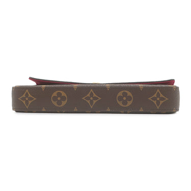 ルイヴィトン LOUIS VUITTON ポシェット フェリシー M81896 モノグラム モノグラムキャンバス チェーンウォレット ゴールド金具 茶 ショルダーバッグ