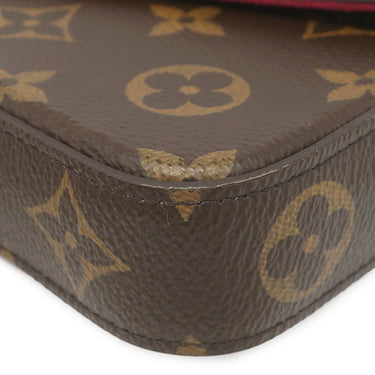 ルイヴィトン LOUIS VUITTON ポシェット フェリシー M81896 モノグラム モノグラムキャンバス チェーンウォレット ゴールド金具 茶 ショルダーバッグ