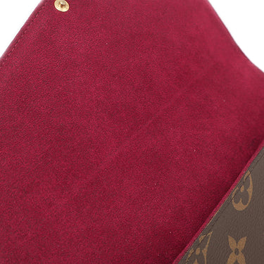 ルイヴィトン LOUIS VUITTON ポシェット フェリシー M81896 モノグラム モノグラムキャンバス チェーンウォレット ゴールド金具 茶 ショルダーバッグ