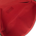 ルイヴィトン LOUIS VUITTON ポシェット フェリシー N63032 ダミエエベヌ ダミエキャンバス チェーンウォレット ゴールド金具 茶 赤 ショルダーバッグ