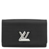 ルイヴィトン LOUIS VUITTON ポルトフォイユ ツイスト M62038 ノワール エピレザー 長財布 シルバー金具 チェーンショルダー 黒