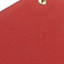 ルイヴィトン LOUIS VUITTON ポシェット フェリシー N40492 ダミエエベヌ ダミエキャンバス チェーンウォレット ゴールド金具 チェーンショルダー ポーチ 茶 赤