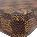 ルイヴィトン LOUIS VUITTON ポシェット フェリシー N40492 ダミエエベヌ ダミエキャンバス チェーンウォレット ゴールド金具 チェーンショルダー ポーチ 茶 赤