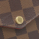 ルイヴィトン LOUIS VUITTON ポシェット フェリシー N40492 ダミエエベヌ ダミエキャンバス チェーンウォレット ゴールド金具 チェーンショルダー ポーチ 茶 赤