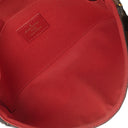 ルイヴィトン LOUIS VUITTON ポシェット フェリシー N40492 ダミエエベヌ ダミエキャンバス チェーンウォレット ゴールド金具 チェーンショルダー ポーチ 茶 赤