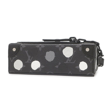 ルイヴィトン LOUIS VUITTON LV×YK スティーマー ウエアラブル ウォレット M81935 モノグラムエクリプス レザー モノグラムエクリプスキャンバス ショルダーバッグ マットブラック金具 草間彌生