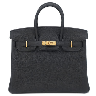 エルメス HERMES バーキン25 ブラック トゴ ハンドバッグ ゴールド金具 新品 未使用 黒 2023年製